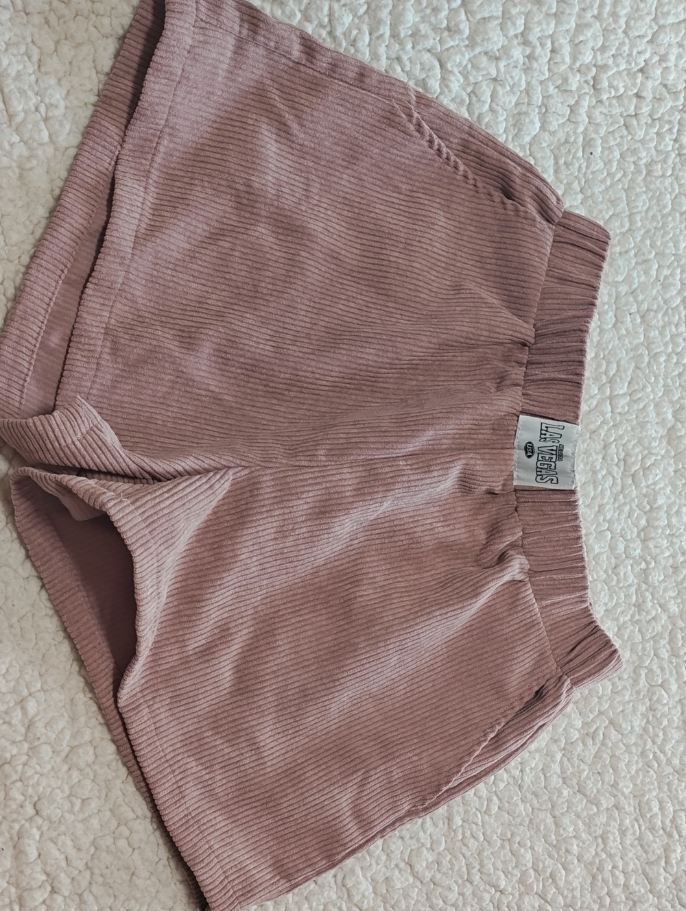 SHEIN Dusty Rose Corduroy Shorts